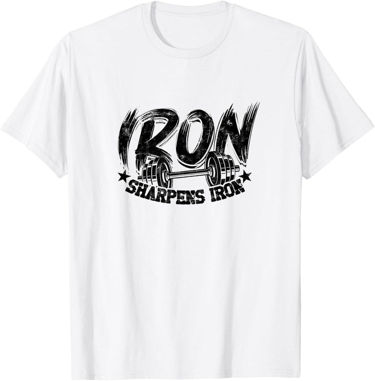 Iron sharpens iron - Muscle T-Shirt - T-Shirt | White