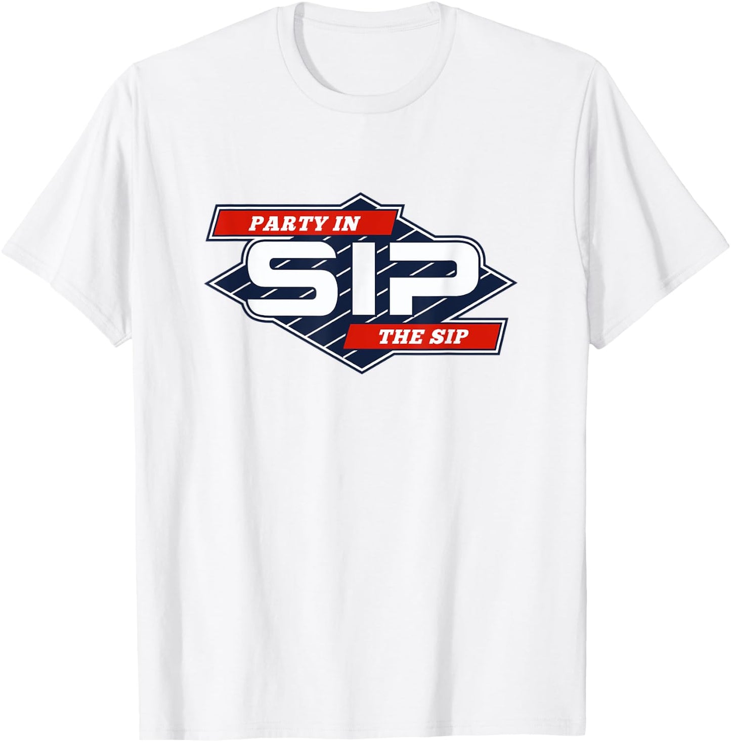 Party in the Sip Funny Mississippi Retro Parody T-Shirt - T-Shirt | White