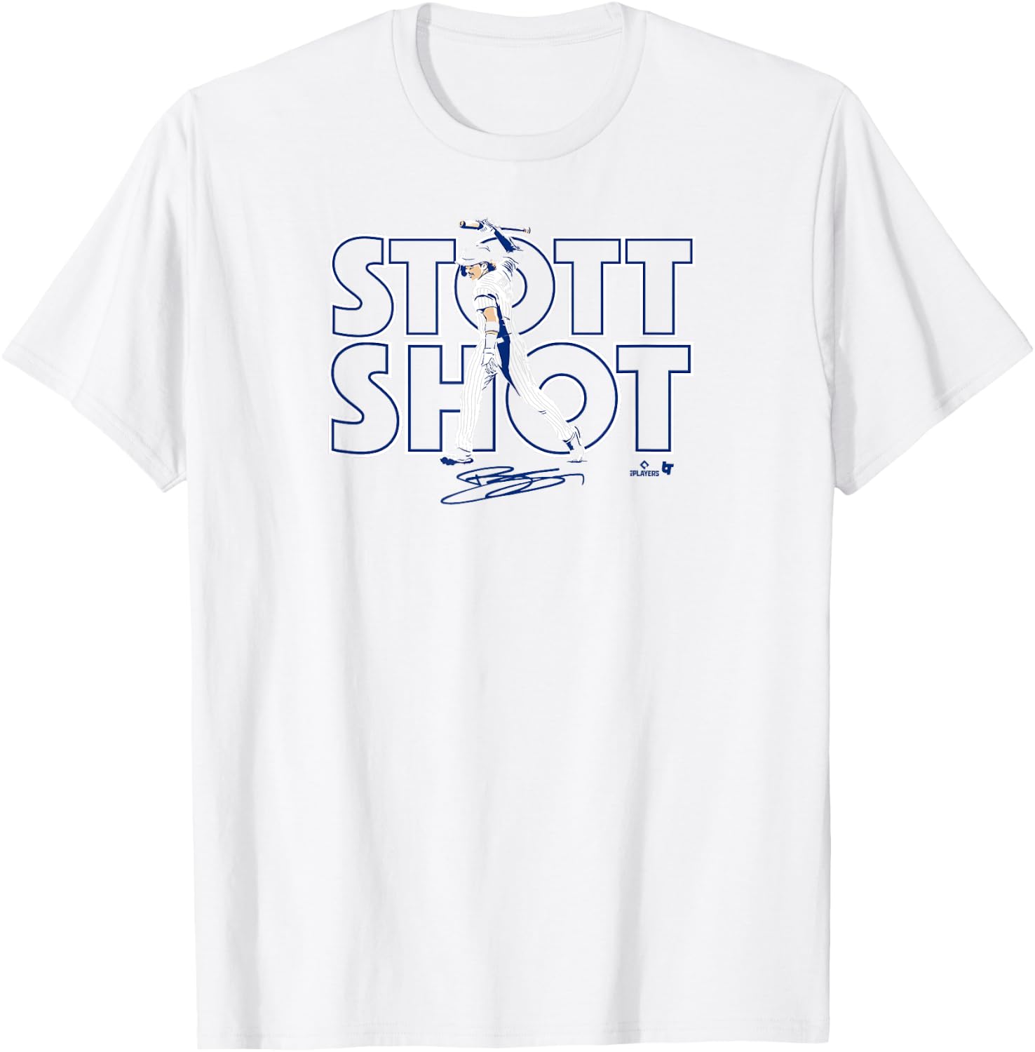 Bryson Stott - Stott Shot - Philadelphia Baseball T-Shirt - T-Shirt | White