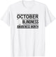 White Ribbon Blindness Awareness T-Shirt - T-Shirt | White