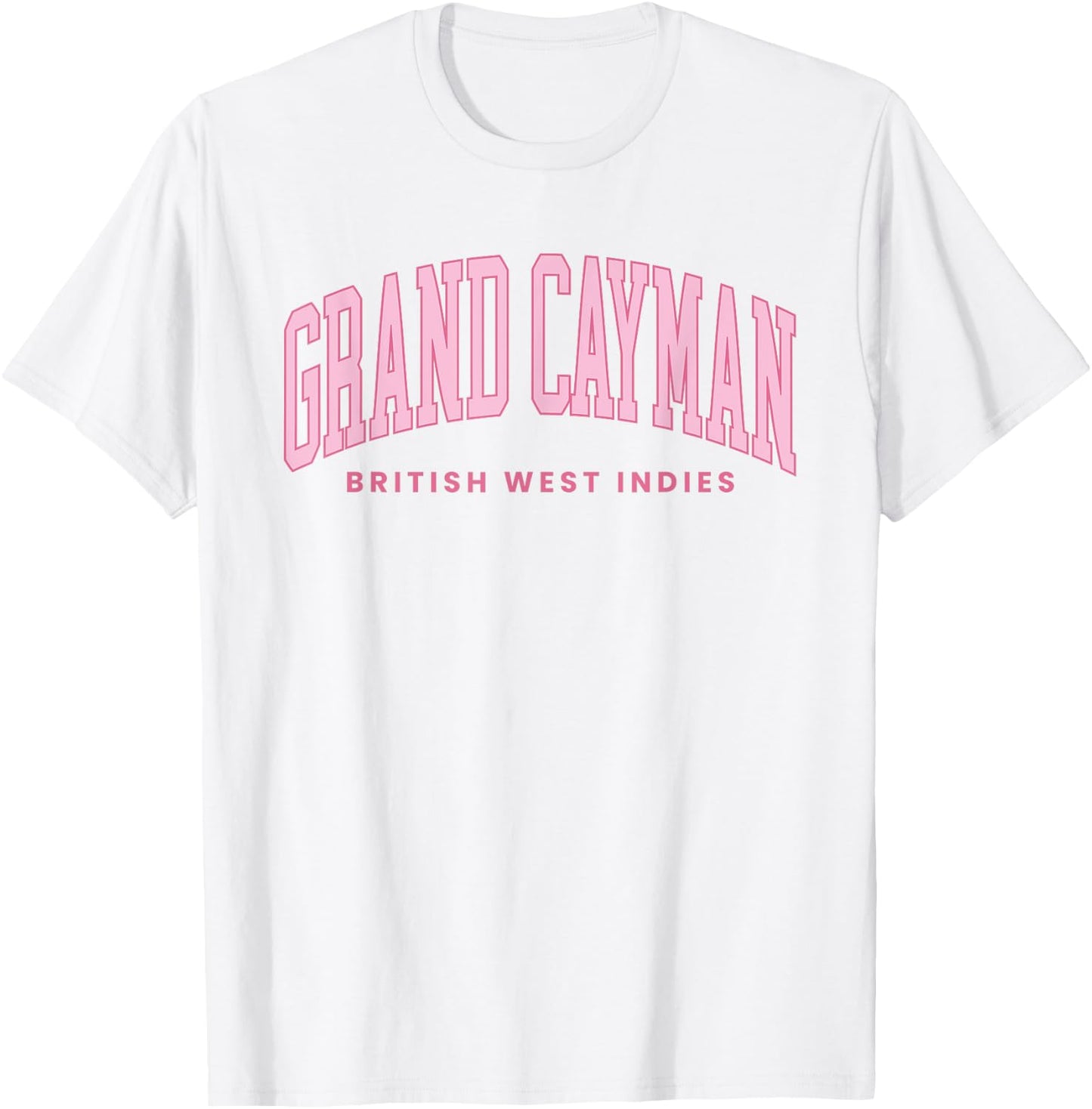 Grand Cayman Islands Summer Retro Preppy Throwback T-Shirt - T-Shirt | White