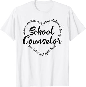 School Counselor Guidance Counselor Schools Counseling T-Shirt - T-Shirt | White