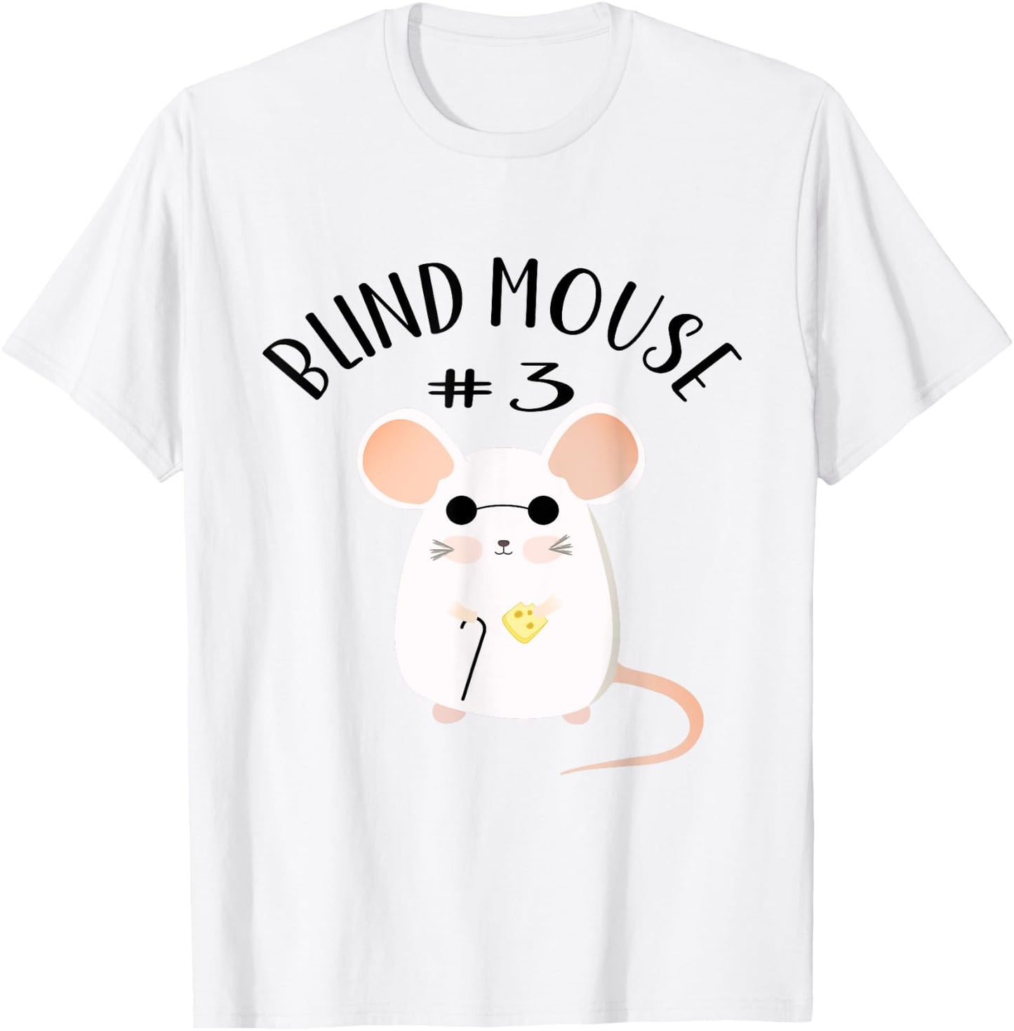 Halloween Matching Group #3-3 Blind Mice Costume T-Shirt - T-Shirt | White