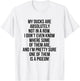 My Ducks Are Not In A Row, I'm Pretty Sure One Is A Pigeon T-Shirt - T-Shirt | White
