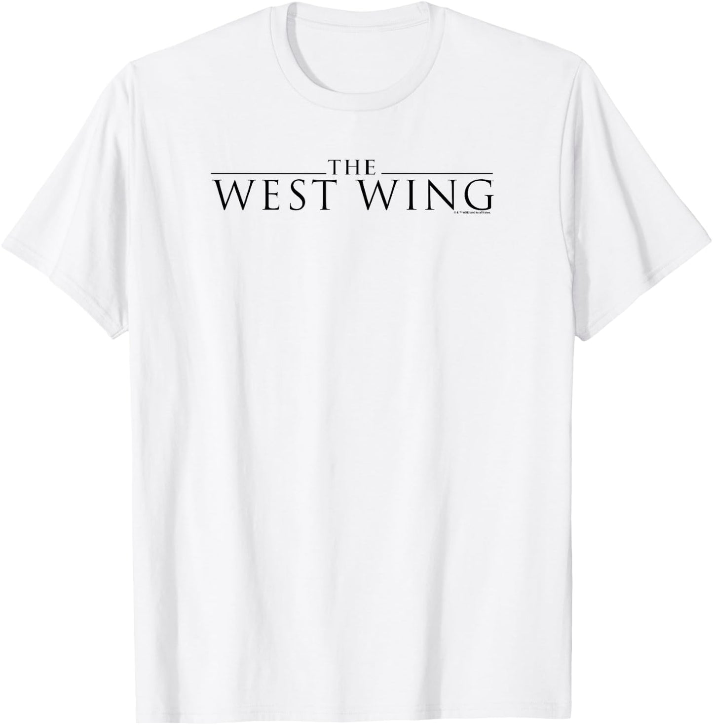 WB100 The West Wing Series Classic Text Logo T-Shirt - T-Shirt | White