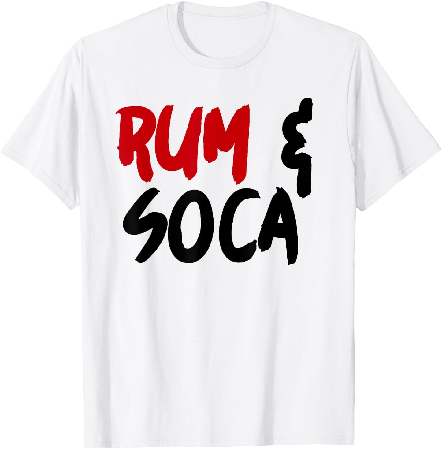 Rum and Soca T-Shirt - T-Shirt | White