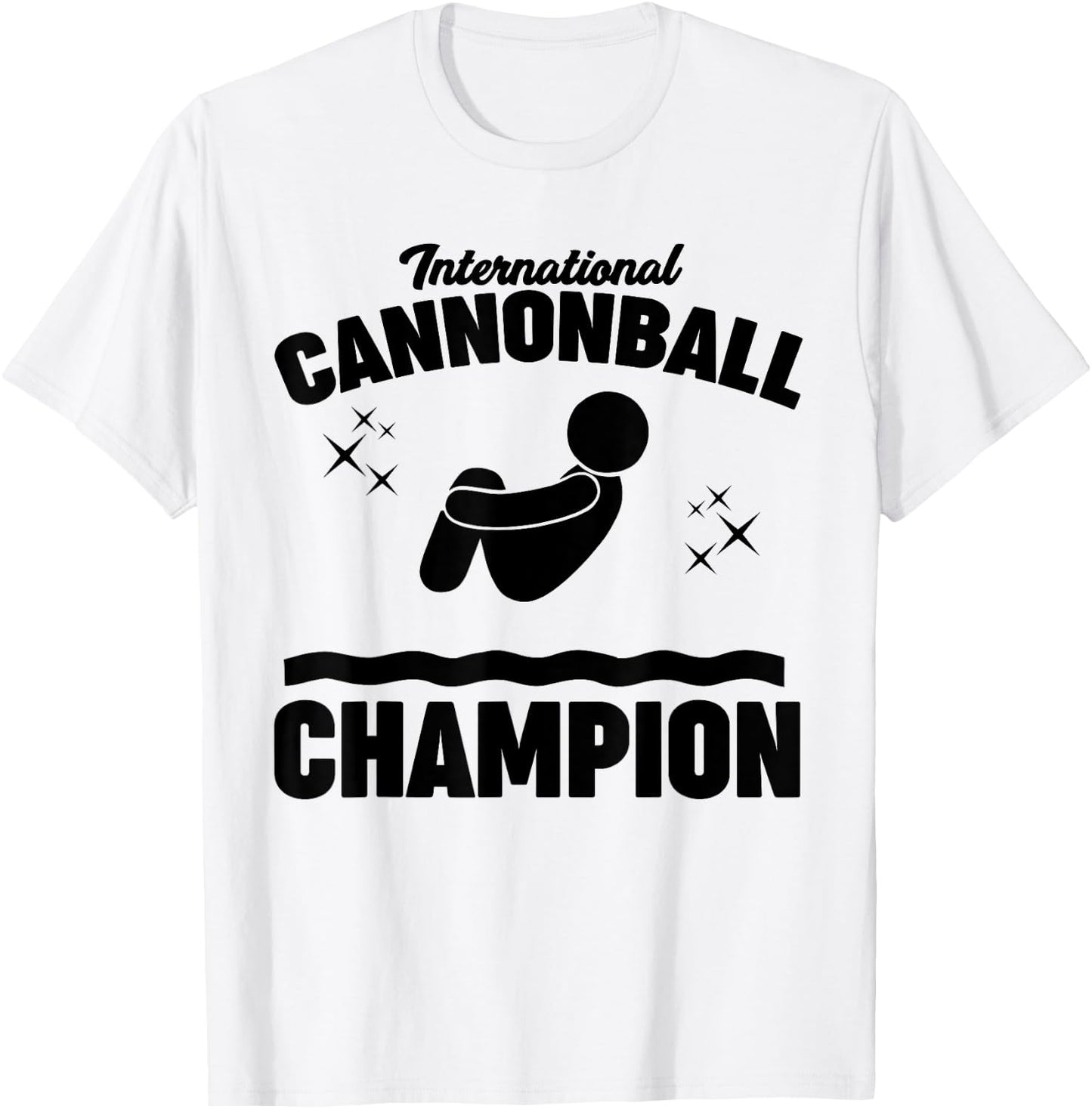 International Cannonball Champion T-Shirt - T-Shirt | White