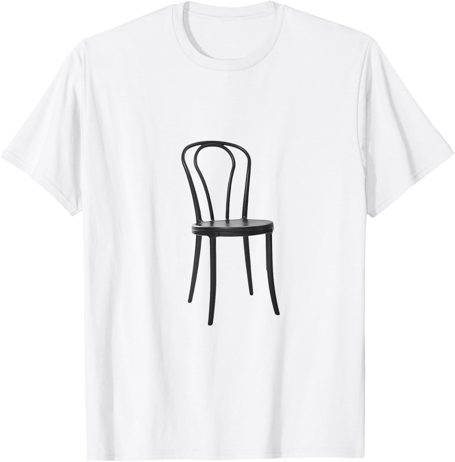 Couple's Halloween Costume, Vigilante Chair Dance, Halloween T-Shirt - T-Shirt | White