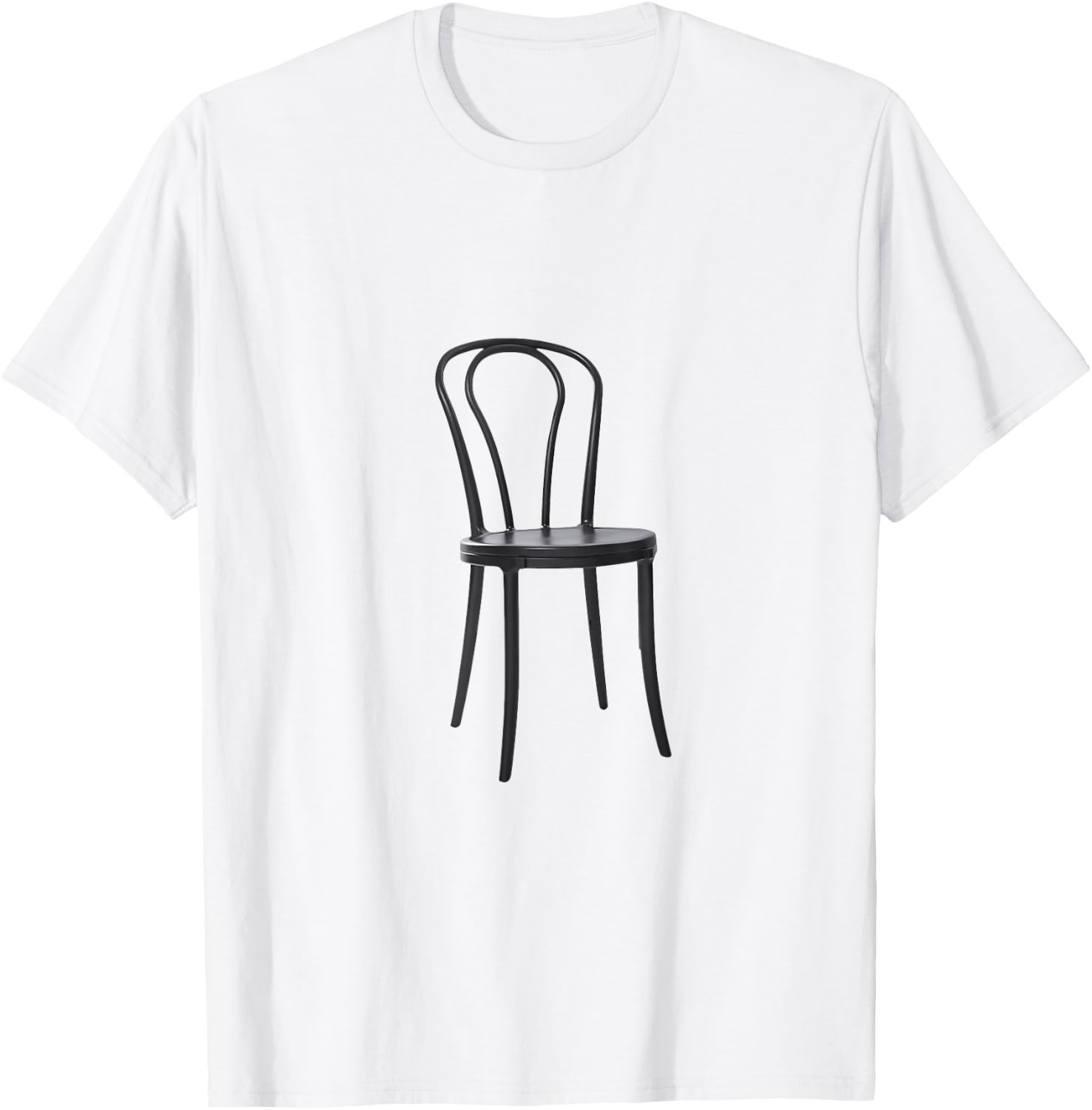 Couple's Halloween Costume, Vigilante Chair Dance, Halloween T-Shirt - T-Shirt | White