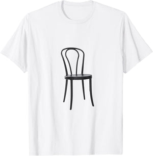 Couple's Halloween Costume, Vigilante Chair Dance, Halloween T-Shirt - T-Shirt | White