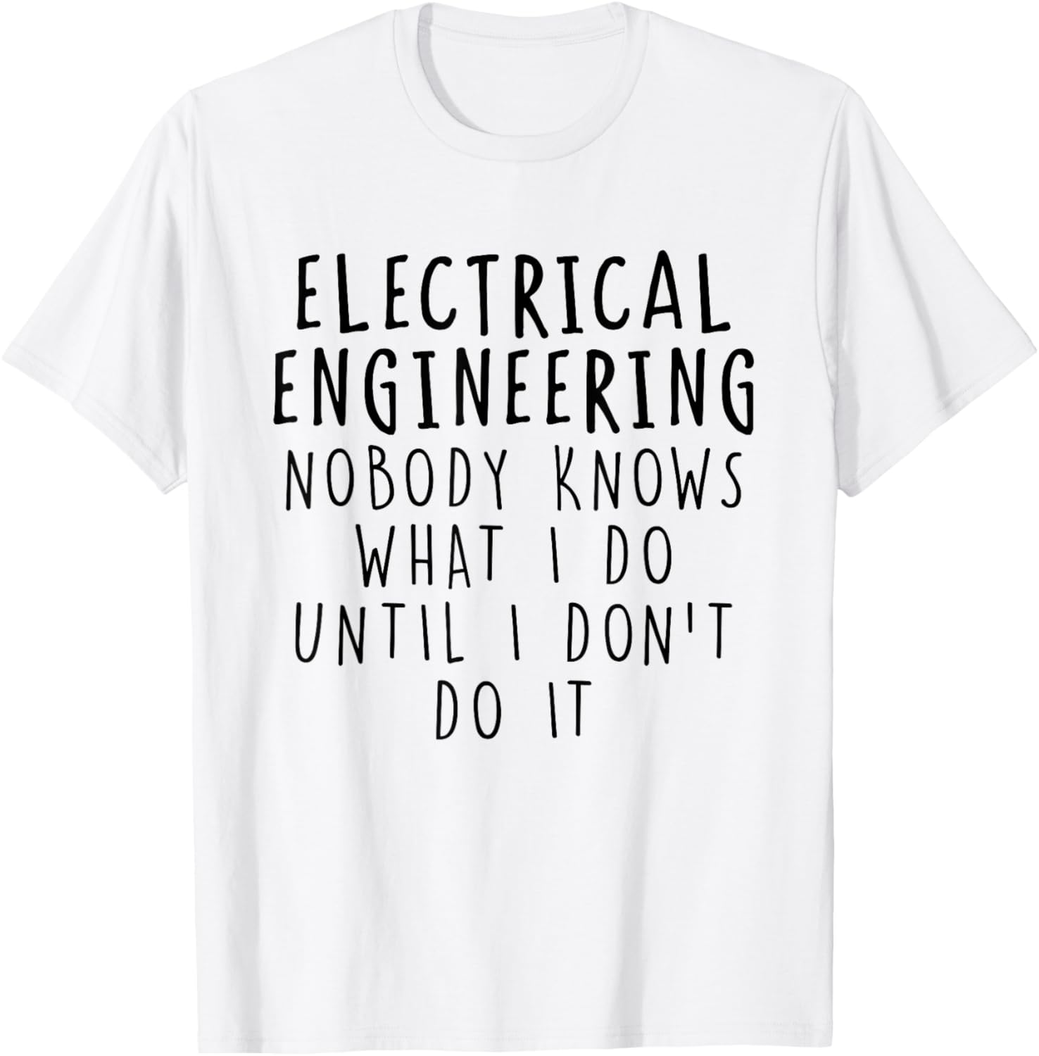 Funny Electrical Engineering Women's Electrical Engineer Modern Classic Casual White Small Graduation T-Shirt - T-Shirt | White