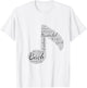 Music Note Classical music classical musicians music lovers T-Shirt - T-Shirt | White