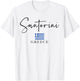 Greece Flag Vacation - Island Santorini T-Shirt - T-Shirt | White