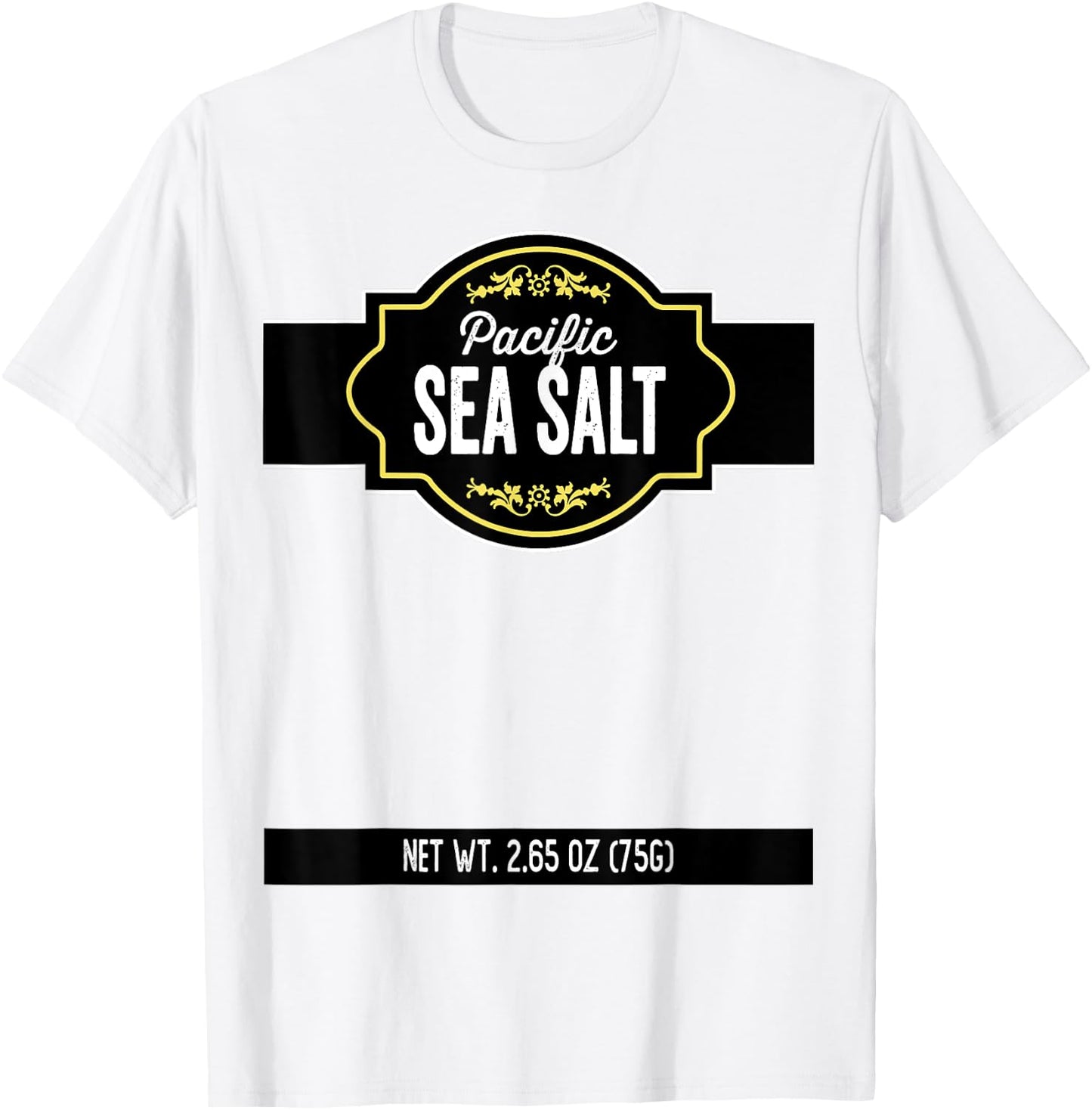 Pacific Sea Salt Spice Rack Simple Halloween Team Costume T-Shirt - T-Shirt | White