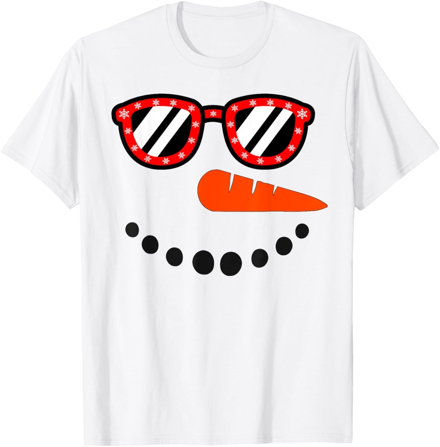 Snowman Christmas Shirts Women Snowman Girls Boys T-Shirt - T-Shirt | White