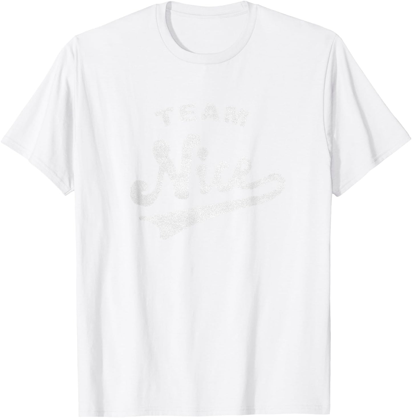 Funny Christmas Naughty or Nice, Team Nice T-Shirt - T-Shirt | White