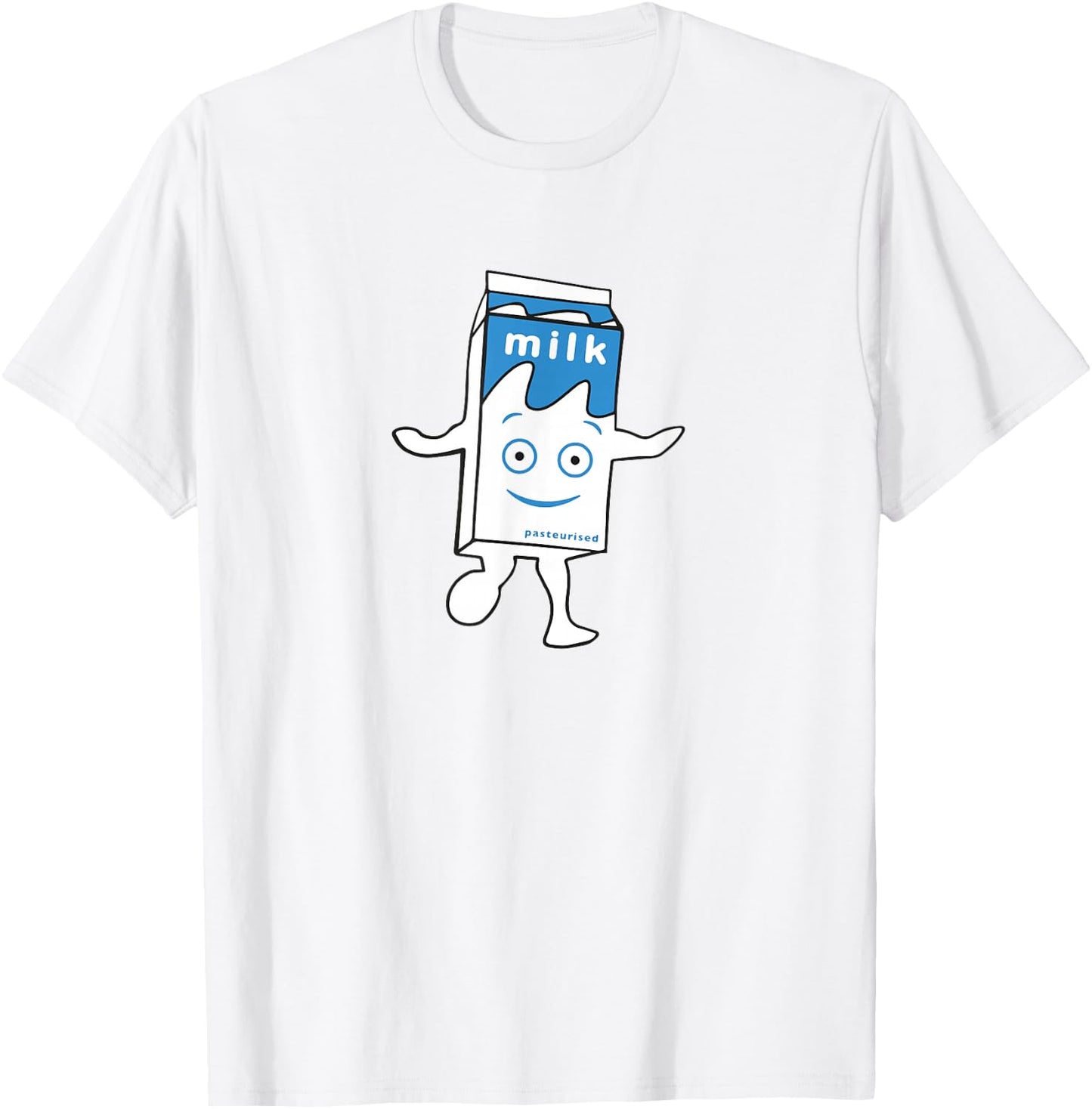 Blur Milk Carton T-Shirt - T-Shirt | White