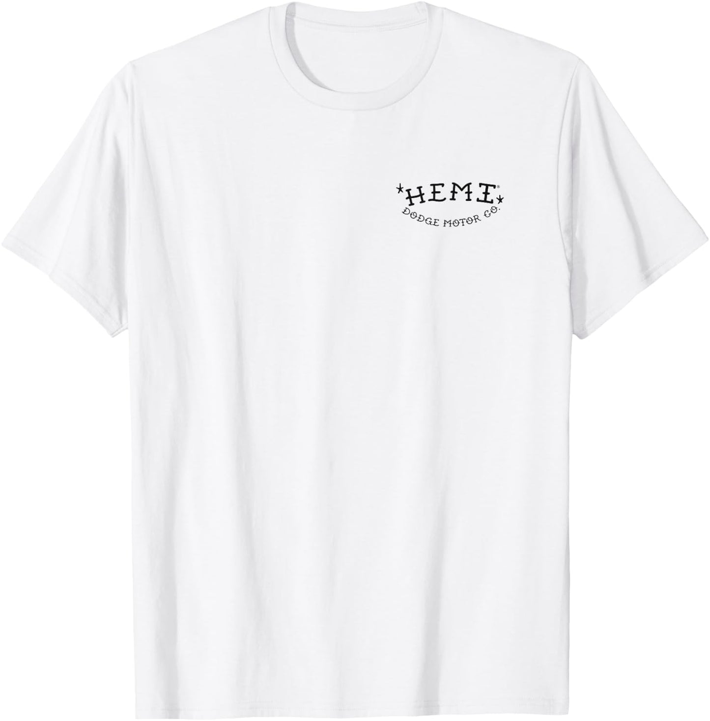 Dodge Motor Company HEMI Engine Tattoo (Two-Sided) T-Shirt - T-Shirt | White