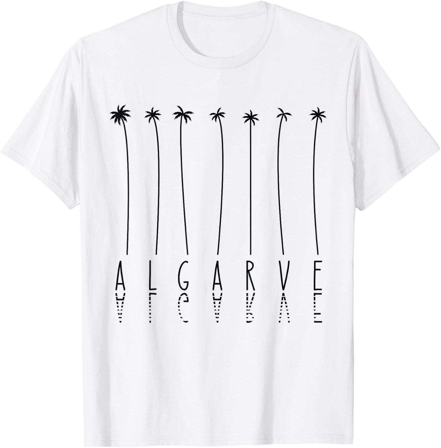 Palm Tree Vacation - Island Portugal Algarve T-Shirt - T-Shirt | White