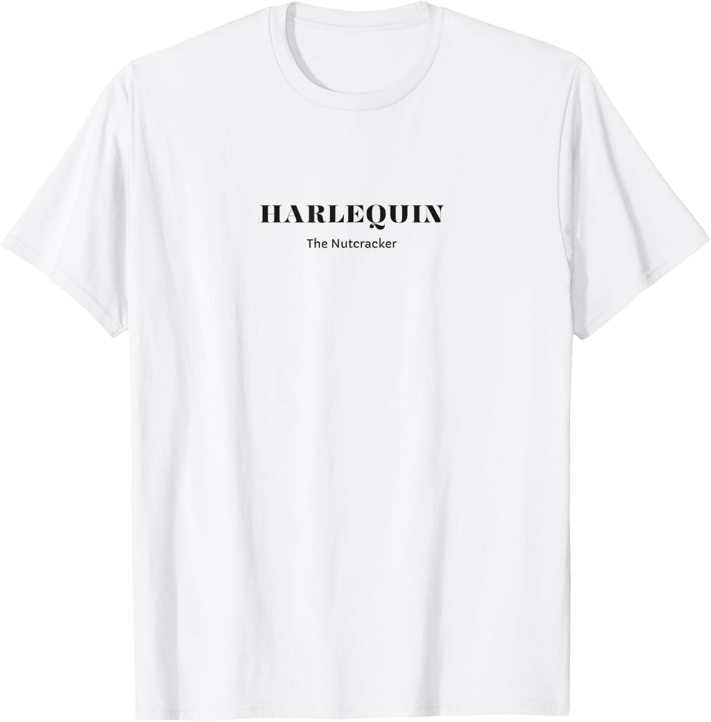 HARLEQUIN THE NUTCRACKER Christmas Ballet Dancer Graphic T-Shirt - T-Shirt | White