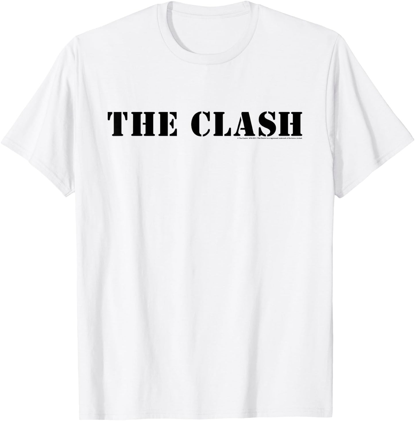 The Clash - Ember Logo T-Shirt - T-Shirt | White