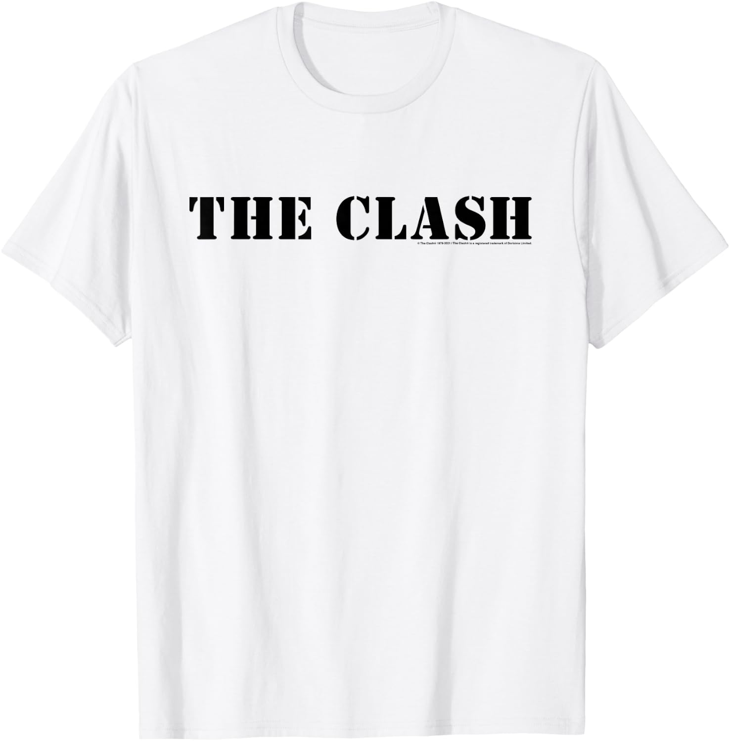 The Clash - Ember Logo T-Shirt - T-Shirt | White