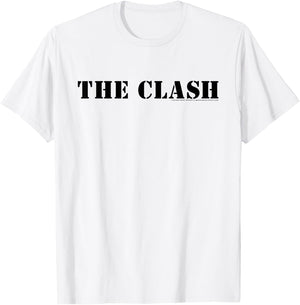 The Clash - Ember Logo T-Shirt - T-Shirt | White
