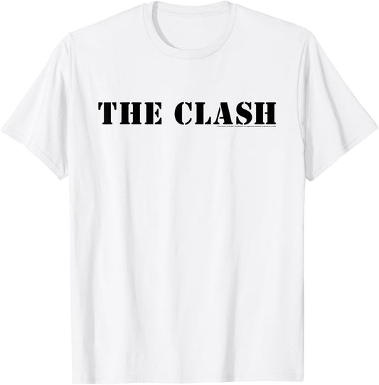 The Clash - Ember Logo T-Shirt - T-Shirt | White