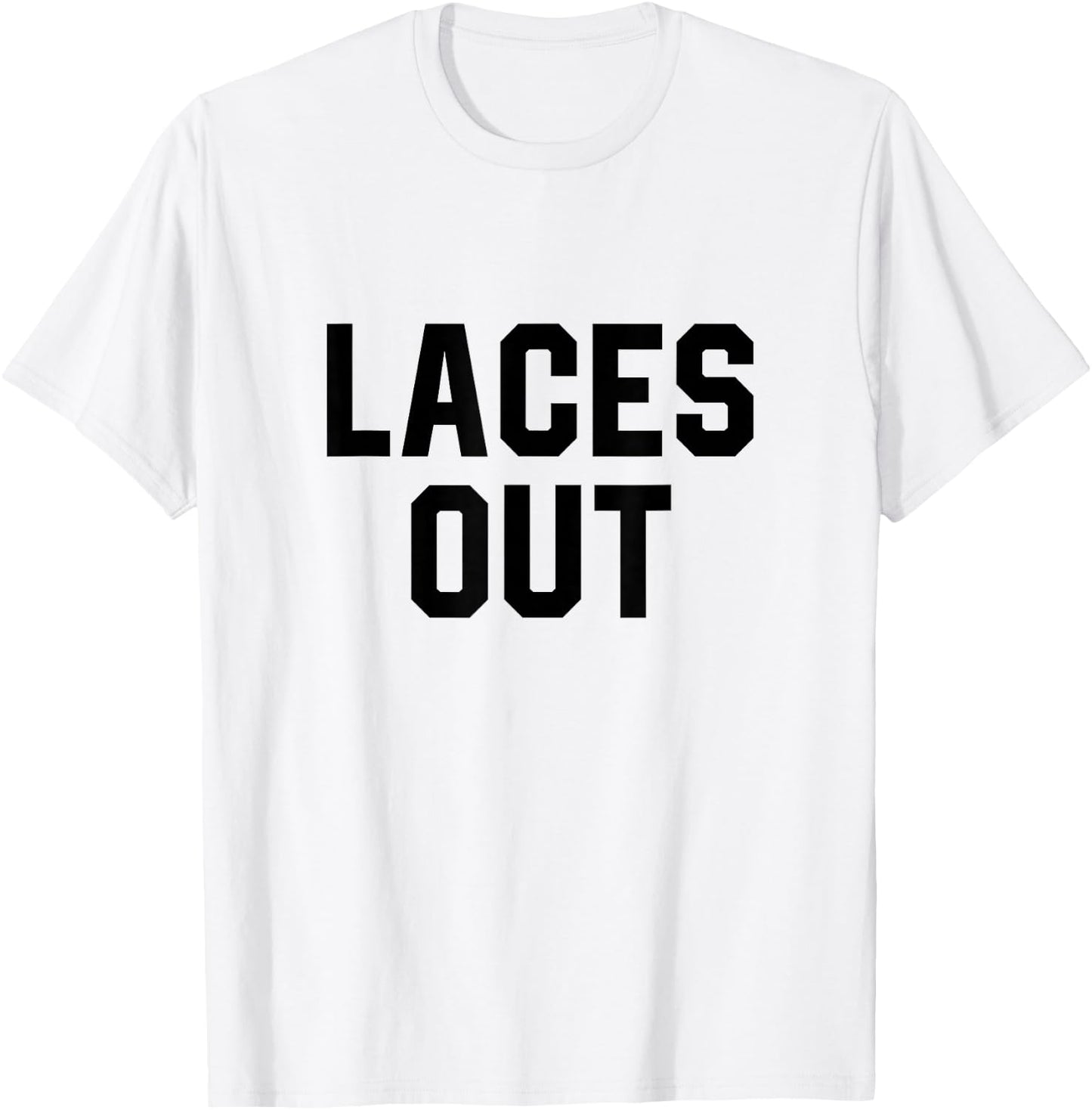 Laces Out Funny Football Camp Laces Out T-Shirt - T-Shirt | White