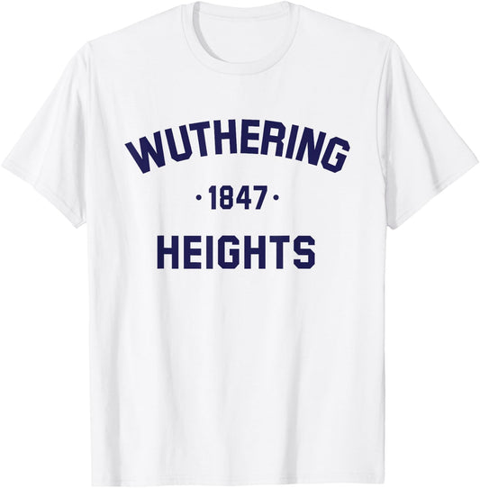 Wuthering Heights by Emily Bronte - Booklover T-Shirt - T-Shirt | White