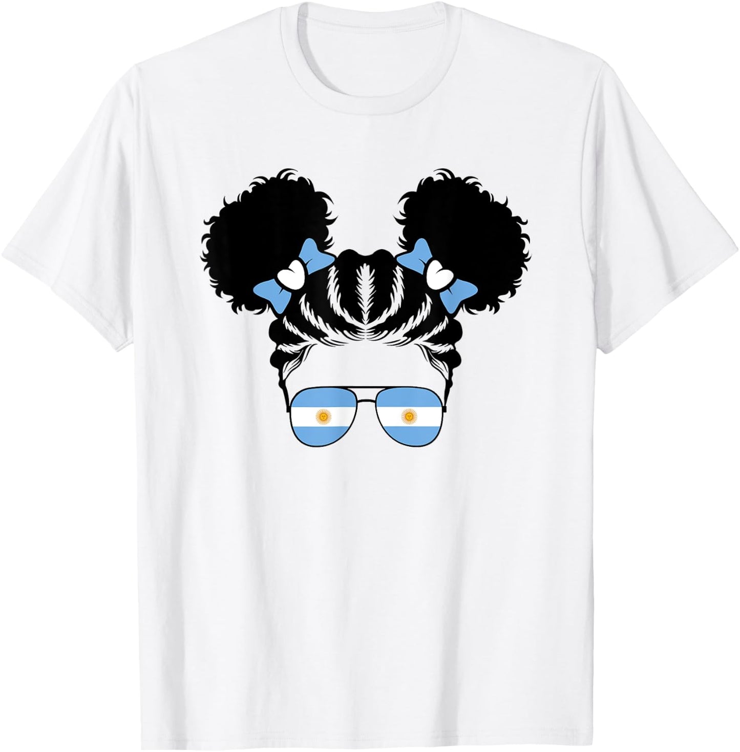 Argentinian Girl Kids Argentine Argentina Flag Youth Girls T-Shirt - T-Shirt | White