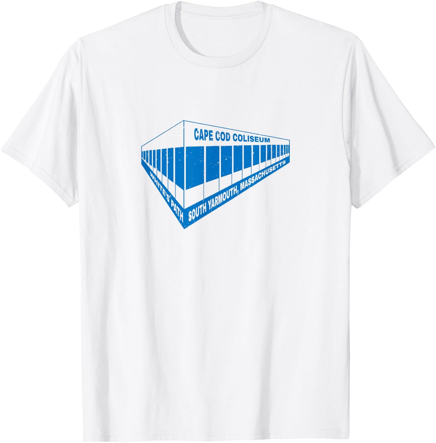 Cape Cod Coliseum Retro Music Concert Hall Vintage Graphic T-Shirt - T-Shirt | White