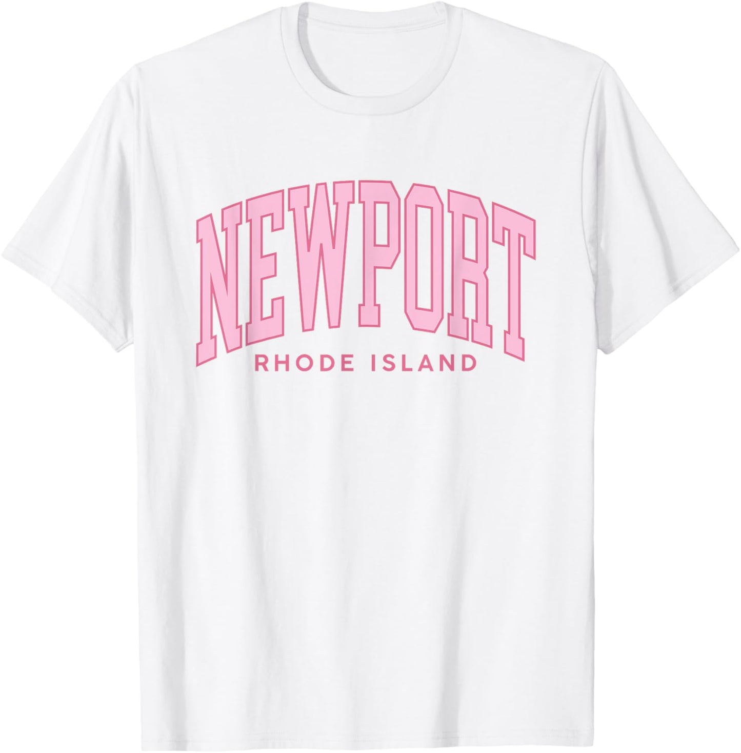 Vintage Newport Rhode Island Retro preppy girls T-Shirt - T-Shirt | White