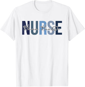 Retro Home Health Nurse Gifts Nursing Apparel T-Shirt - T-Shirt | White