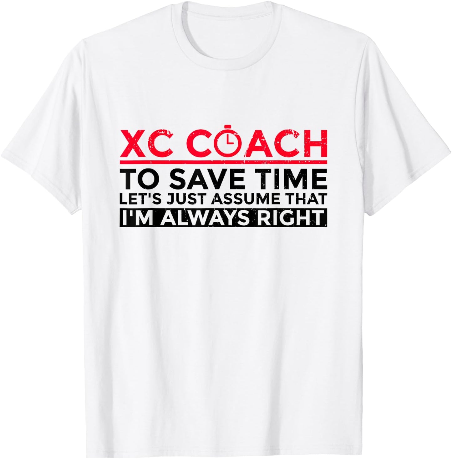 Cross Country Coach Design For A XC Runner Coach T-Shirt - T-Shirt | White