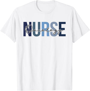 Retro Oncology Nurse Gifts Nursing Apparel T-Shirt - T-Shirt | White