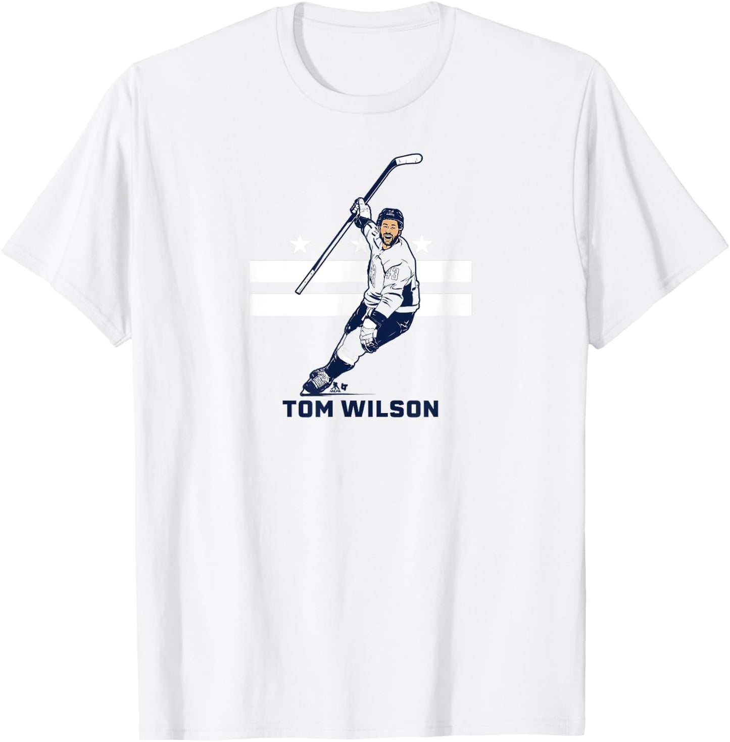 Tom Wilson: City Star - Washington D.C. Hockey T-Shirt - T-Shirt | White
