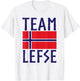 Team Lefse Norwegian Christmas Lefse Making T-Shirt - T-Shirt | White