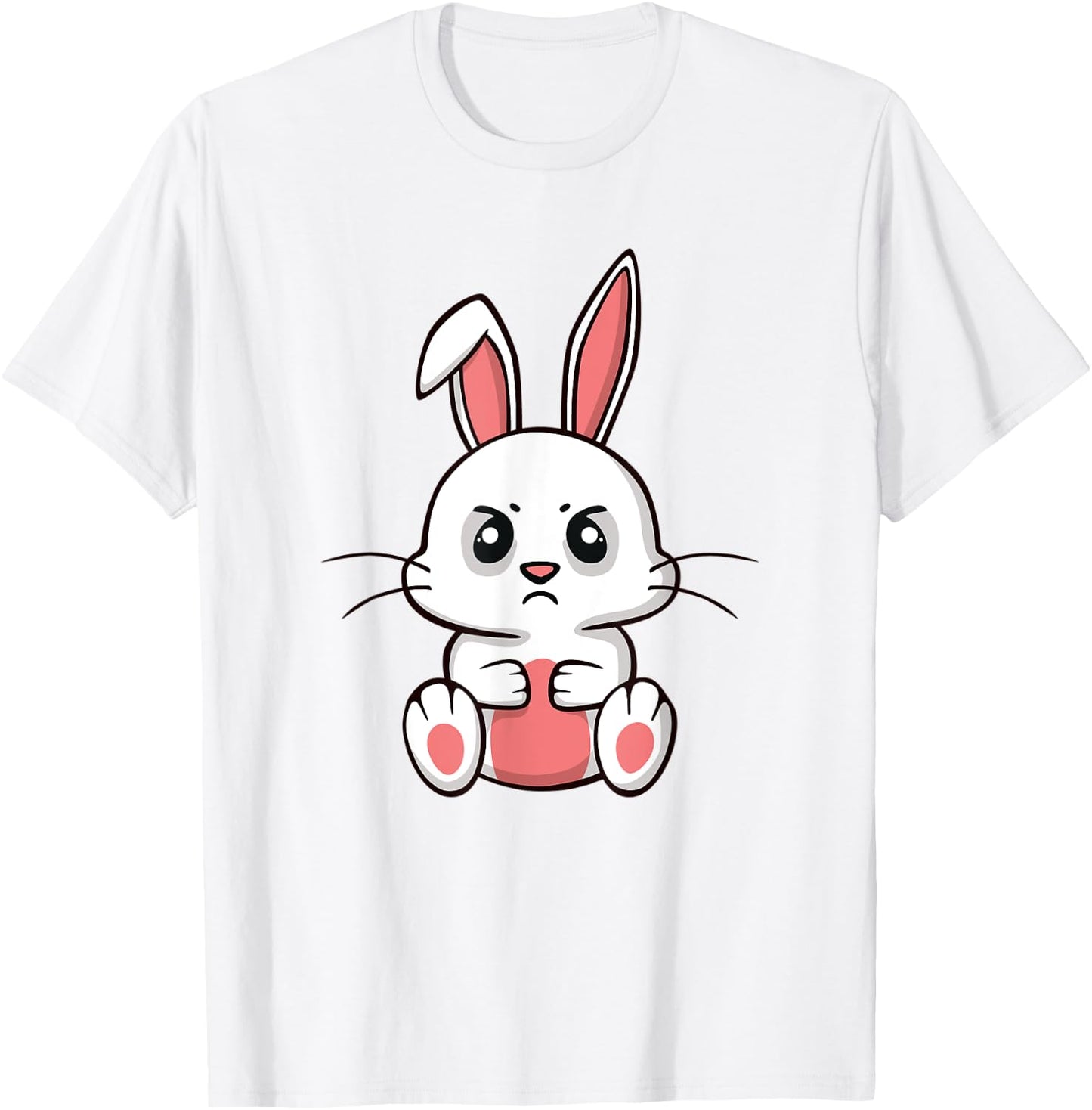 Angry Bunny T-Shirt - T-Shirt | White