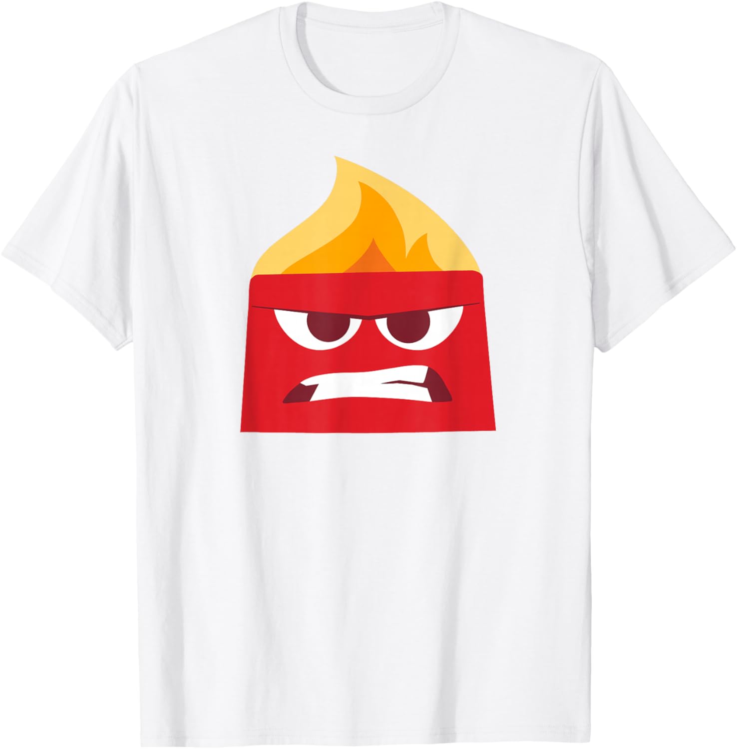Disney and Pixar’s Inside Out Anger Red T-Shirt - T-Shirt | White