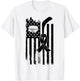 Hockey Pink Ribbon Breast Cancer Awareness Sport Lover T-Shirt - T-Shirt | White