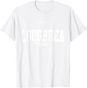 Loughrea Ireland Irish Flag Celtic Cross Éire Gaelic T-Shirt - T-Shirt | White