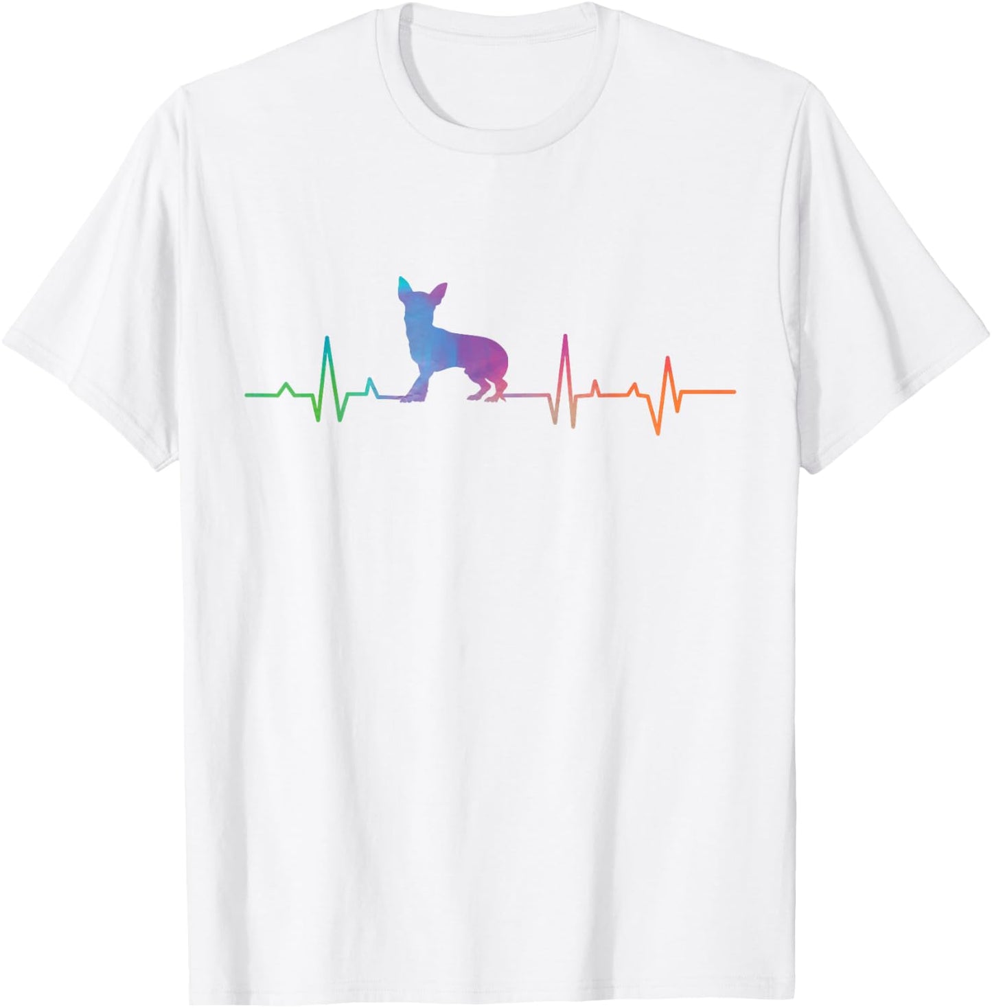 Chihuahua Chihuahueño Heartbeat T-Shirt - T-Shirt | White