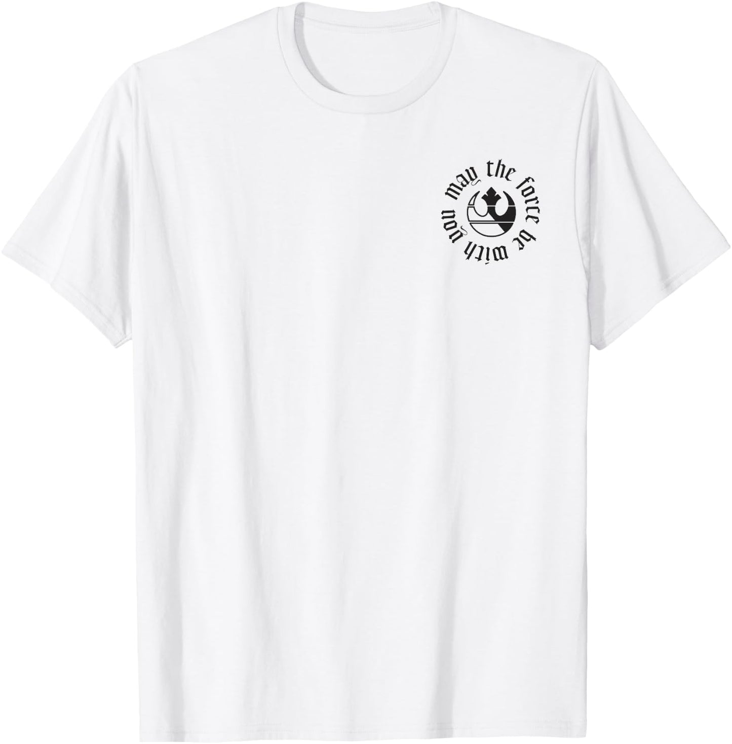 Star Wars Classic May The Force Be With You Rebel Pocket T-Shirt - T-Shirt | White