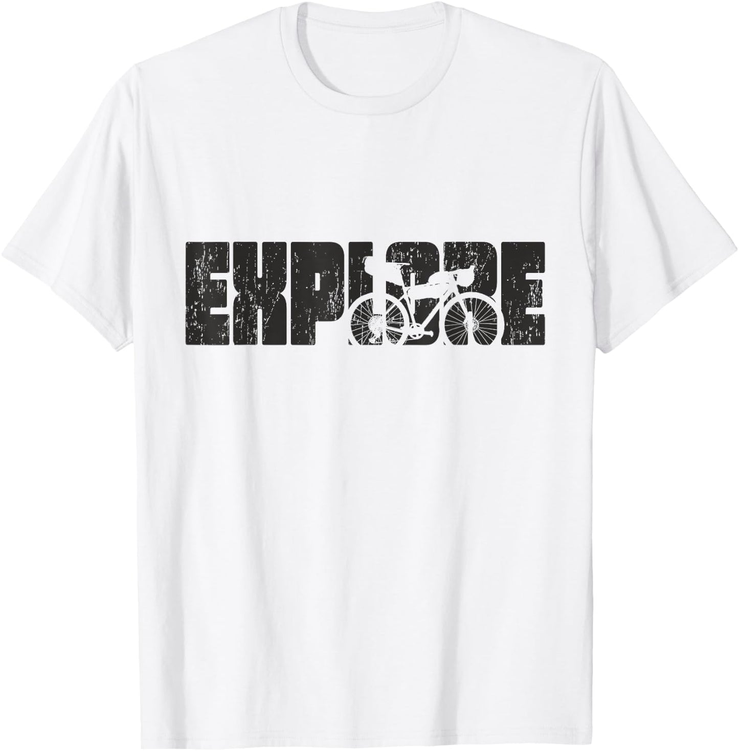 Explore - Gravel Bike T-Shirt - T-Shirt | White