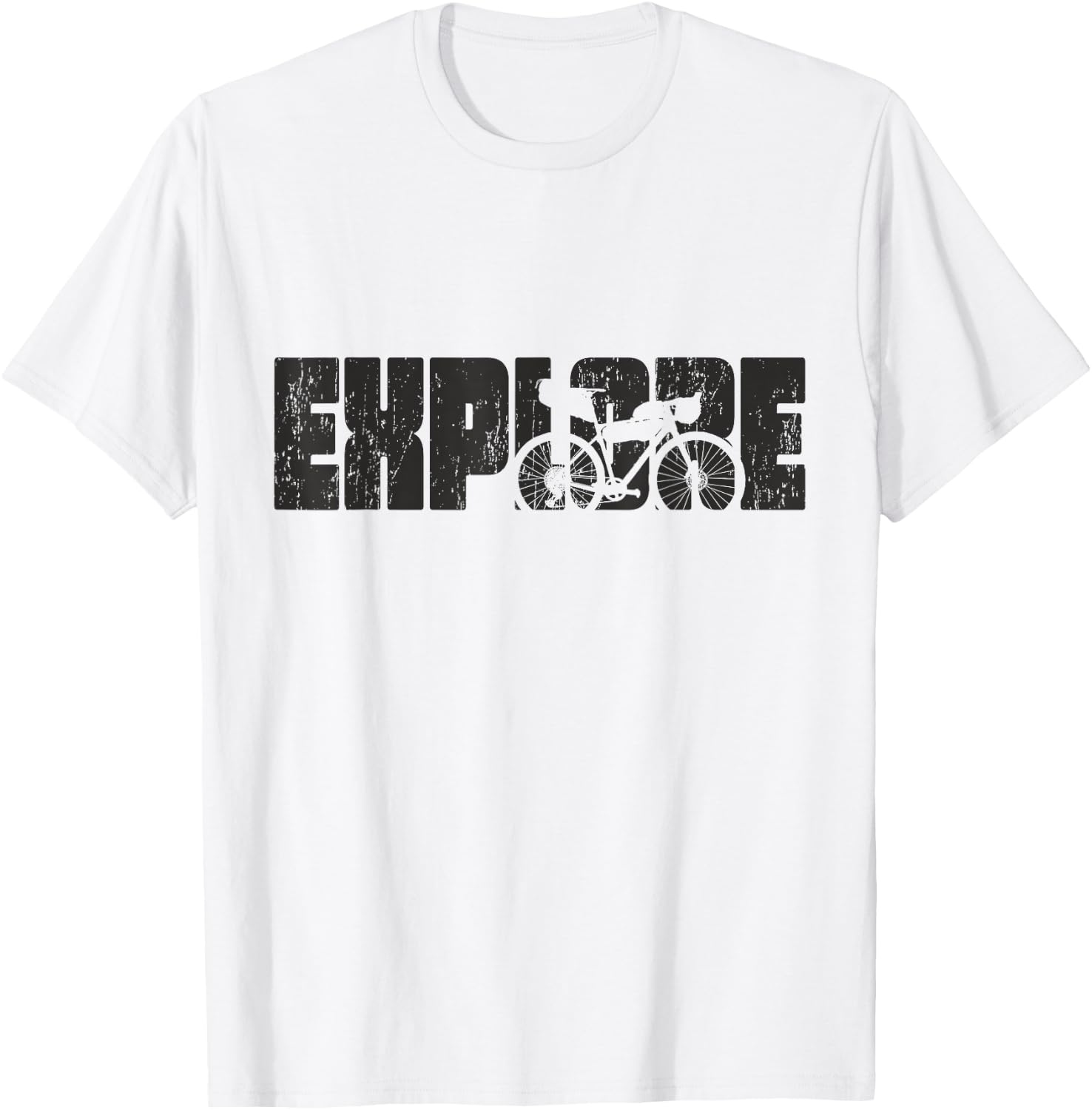 Explore - Gravel Bike T-Shirt - T-Shirt | White