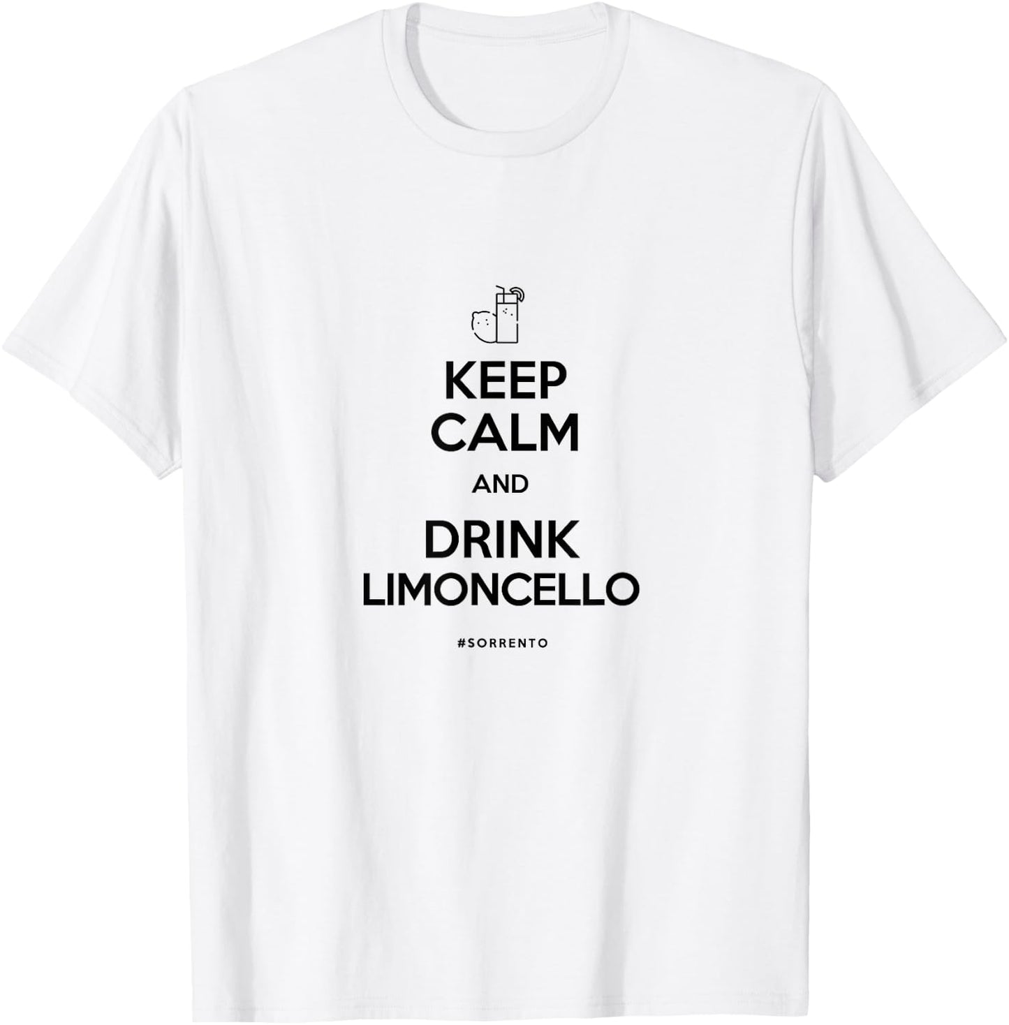 Keep Calm and Drink Limoncello T-Shirt - T-Shirt | White