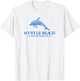 Myrtle Beach South Carolina Dolphin Boys Girls Souvenir T-Shirt - T-Shirt | White