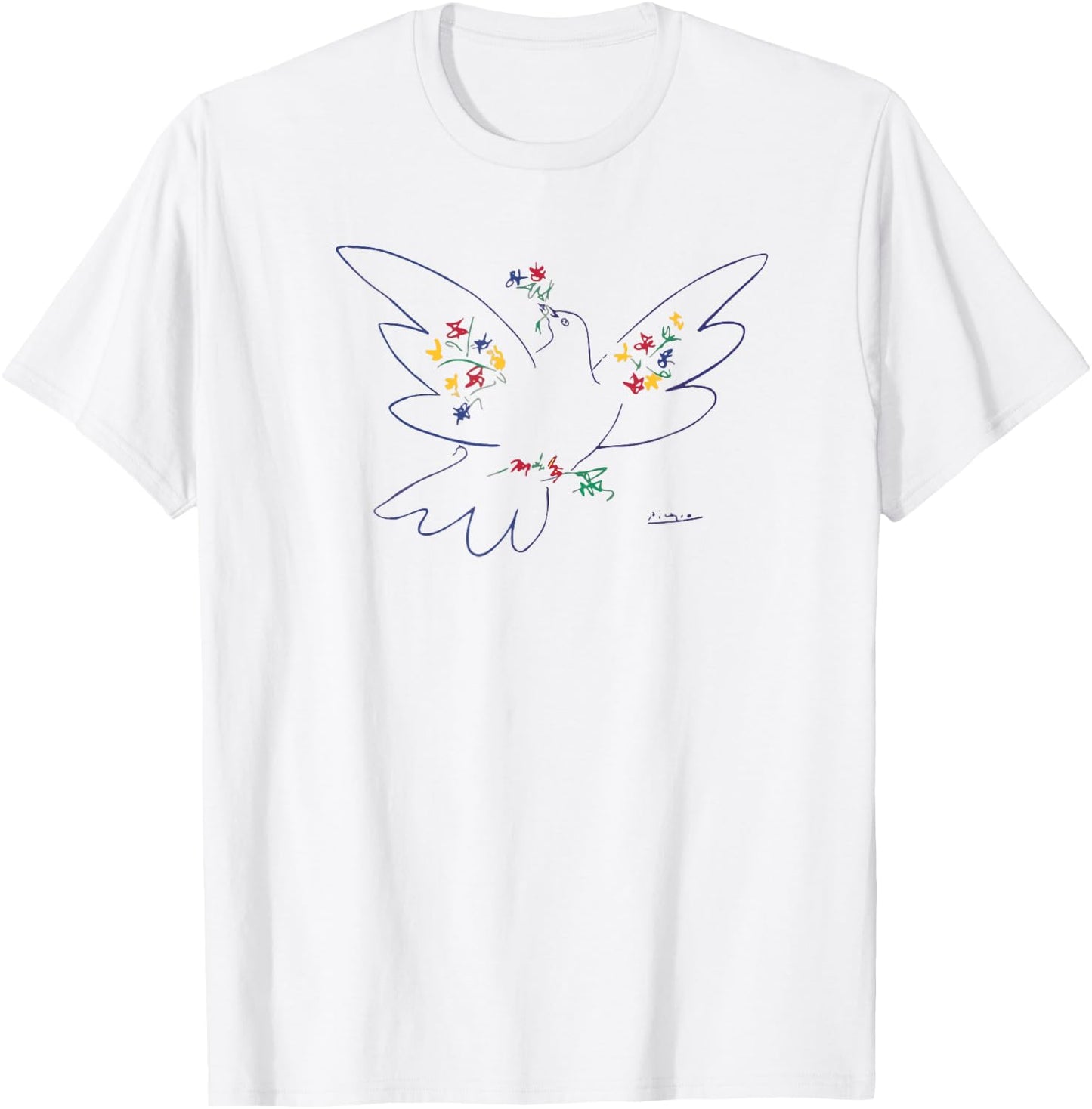 Dove of Peace T-Shirt - T-Shirt | White