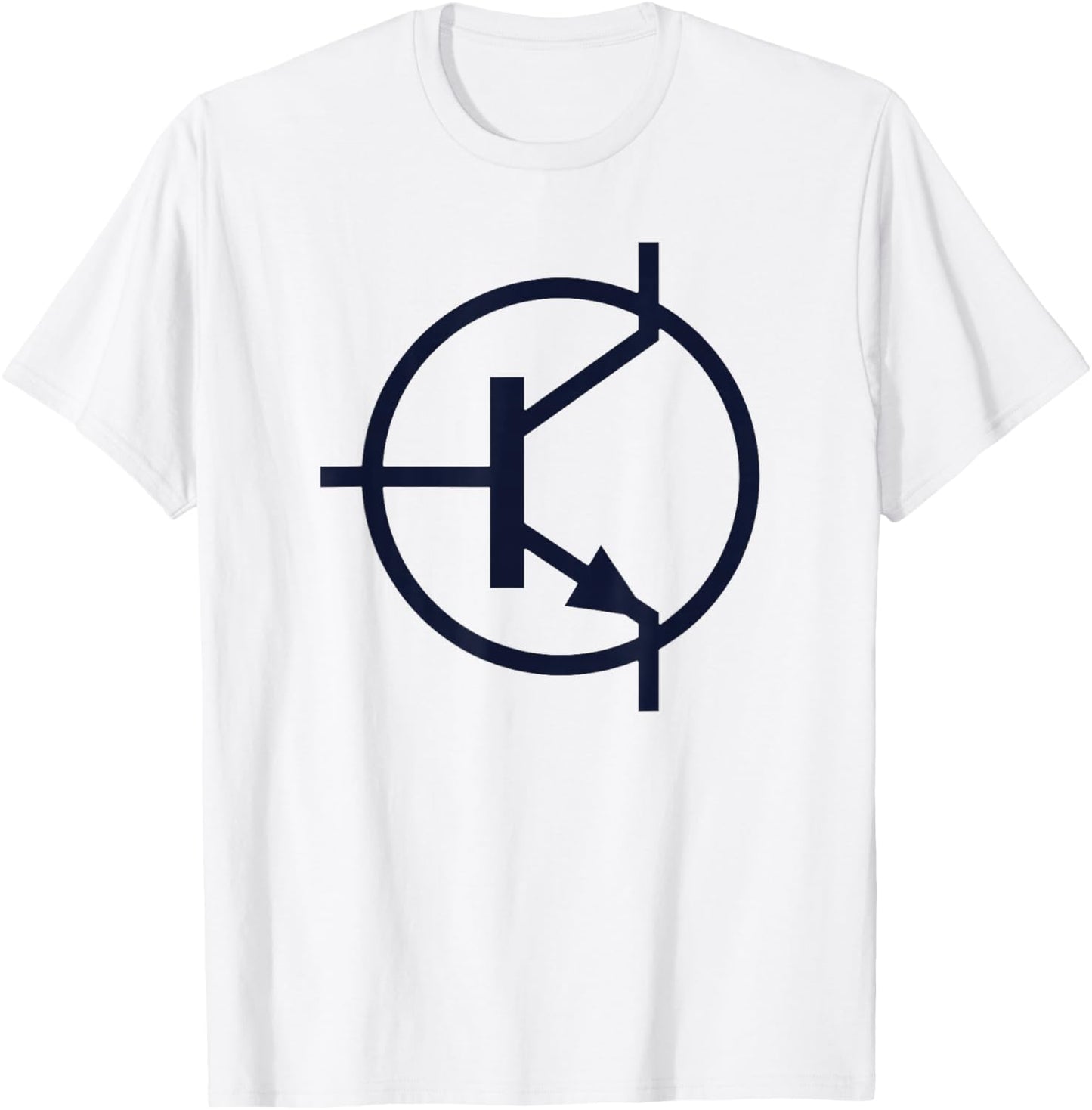 Transistor Electronic Circuit Diagram Symbol T-Shirt - T-Shirt | White